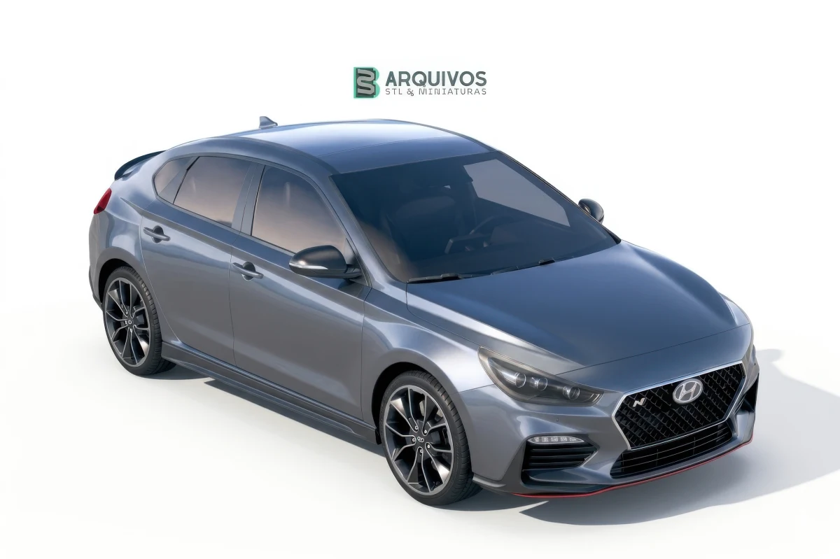 Modelo 3D STL - Hyundai i30 Fastback N 2019 — foto 3